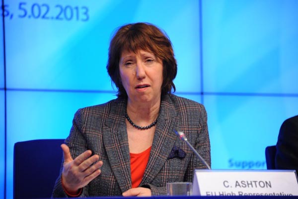 Catherine Ashton says evidence points to Syria govt for chemical attack