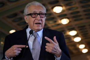 Brahimi leaves Cairo to Baghdad