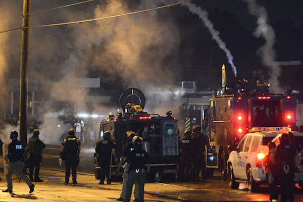 Ferguson police in US suspended over online rants
