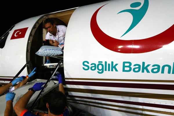 More Gazans brought to Istanbul for treatment