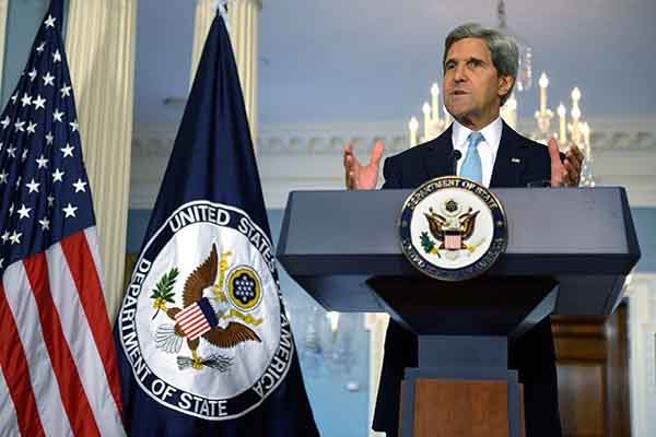 John Kerry hopes Syria's chemical arms removed from region
