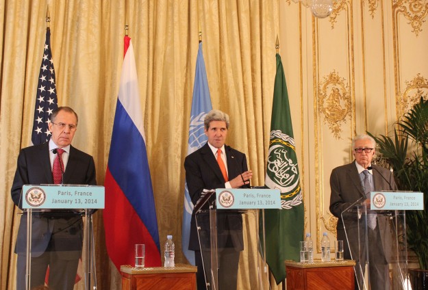 Kerry, Lavrov call for local ceasefire in Syria