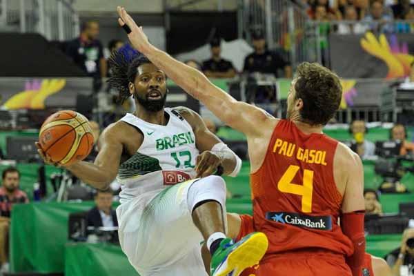 Pau Gasol leads Spain to victory over Brazil