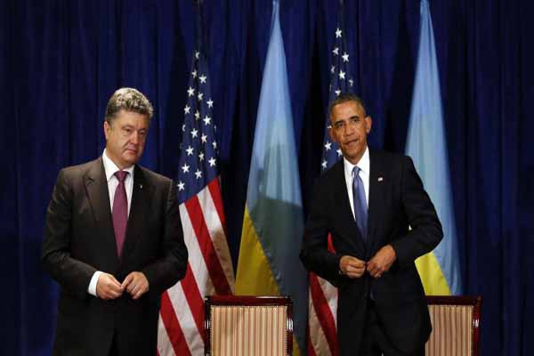 Poroshenko and Obama discuss Ukraine