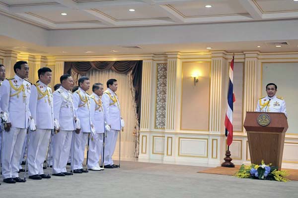 Thai junta chief receives royal endorsement for PM post