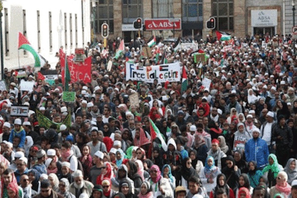 Tens of thousands protest against Israel in Cape Town