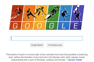 Google doodle points to Olympic Charter