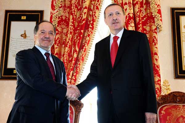 Turkish PM Erdogan to meet Massoud Barzani