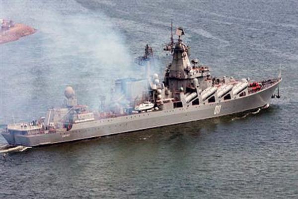 Russia sends missile cruiser to Mediterranean