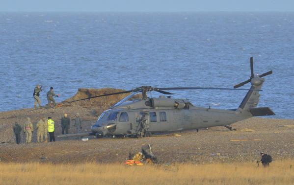 U.S. military helicopter crashes in Britain