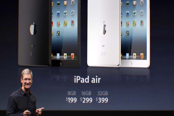 Apple unveils iPad Air, new Macs for holidays