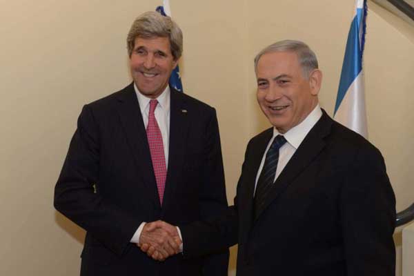 John Kerry meets Netanyahu for 'framework' peace deal