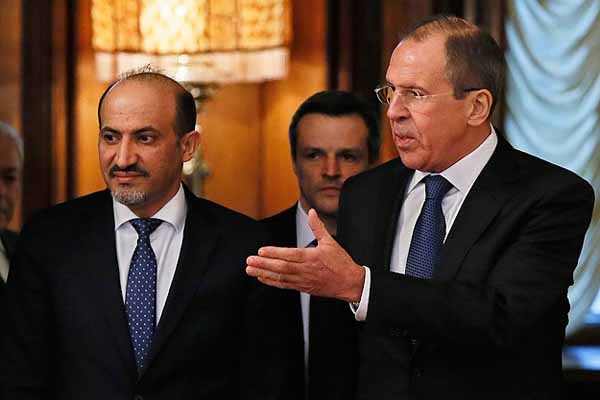 Syrian opposition leader Jarba in Moscow