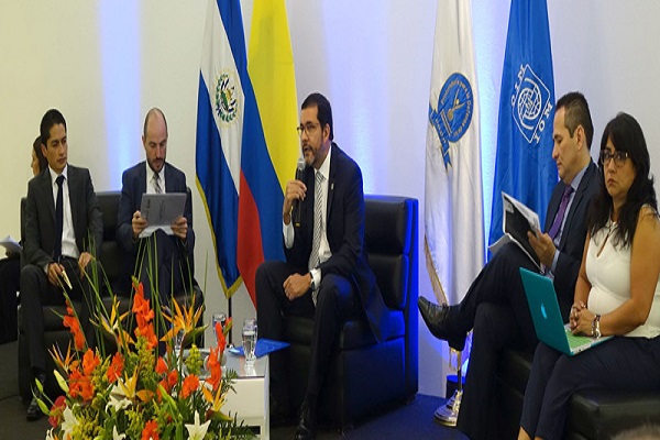 Officials from Salvador and Columbia talked about displacement