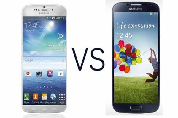 Samsung Galaxy S5  vs Samsung Galaxy S4 comparison