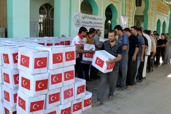 Turkish aid shipment arrives in Gaza