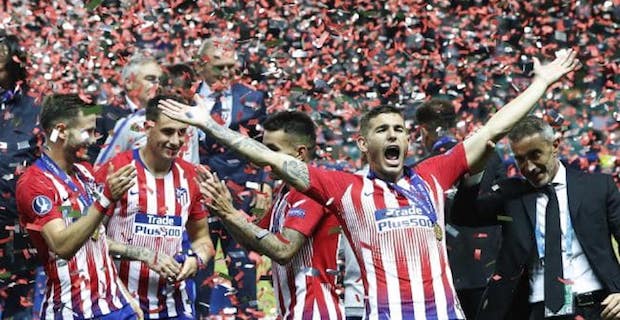 Football: Atletico Madrid wins UEFA Super Cup