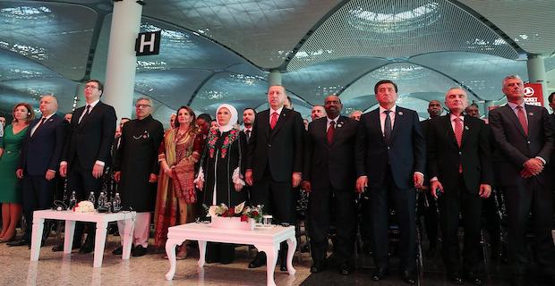Erdogan meets MMA champ at opening of Istanbul Airport