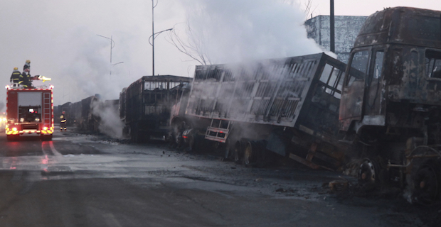 Blast near chemical plant in northern China kills 22