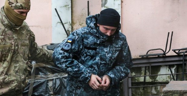 Russian court jails 12 Ukrainian sailors for 2 months