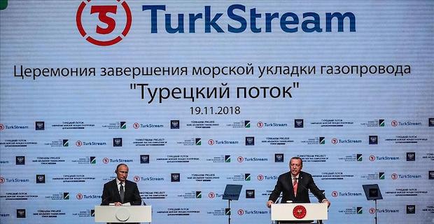 Russian media covers launch of TurkStream’s sea section