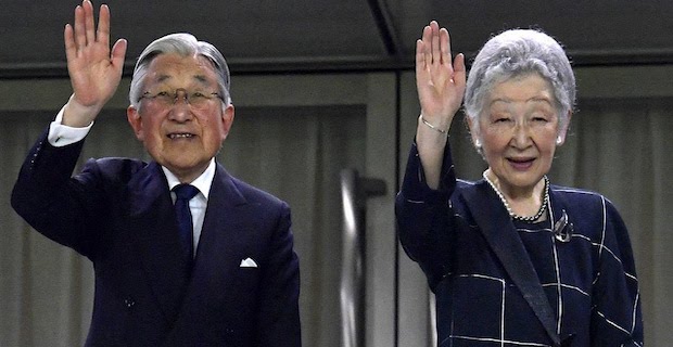 Japanese Emperor Akihito declares historic abdication