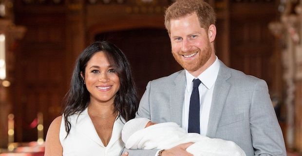 Duke and Duchess of Sussex share first glimpse of son