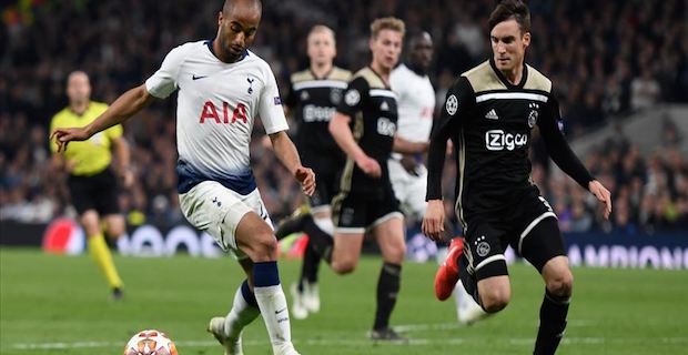 Football,  Ajax beat Tottenham in Champions League match