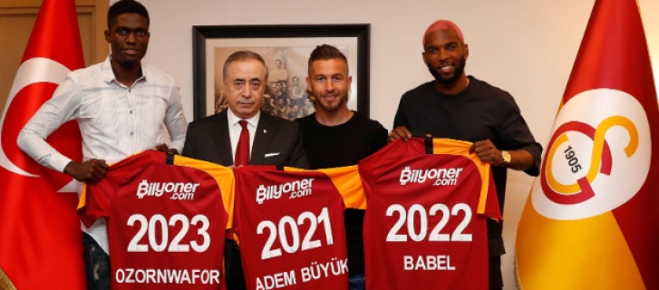 Galatasaray announce 3 new transfers