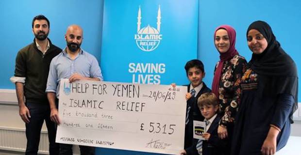 Nine year old London Turkish boy raises more than £5000 for Yemen crisis