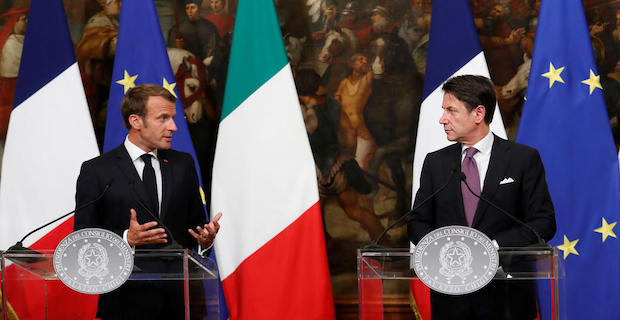 French, Italian leaders meet in Rome