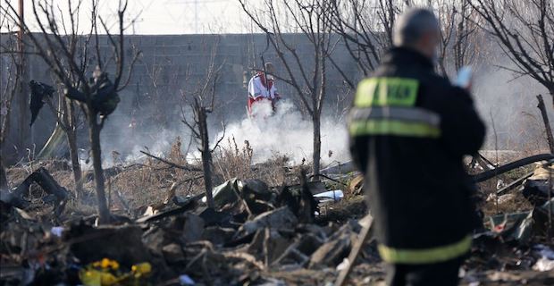 Ukraine suspects missile, terror attack in Tehran crash