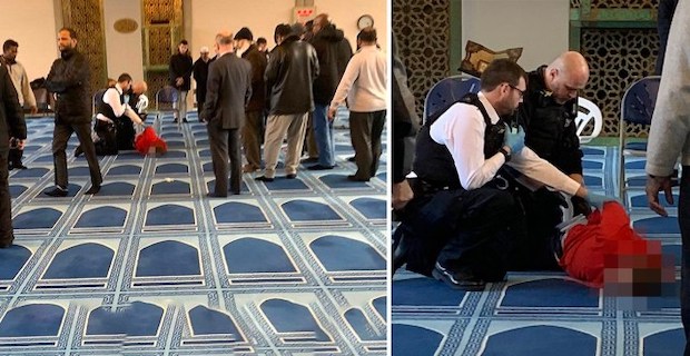 Knifeman 'runs into Regent's Park mosque and stabs man doing call to prayer in neck'