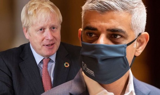 Johnson and Khan clash over TfL bankruptcy, Khan called Johnson a liar