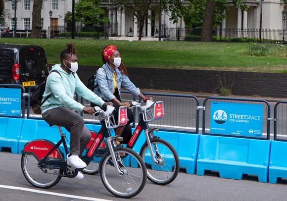 Significant increase in walking and cycling since the pandemic started