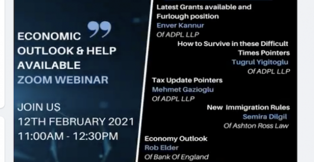 Economic Outlook and Help Available Zoom Webinar
