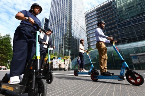 The City of London, Lambeth and Southwark to join London’s rental e-scooter trial from today