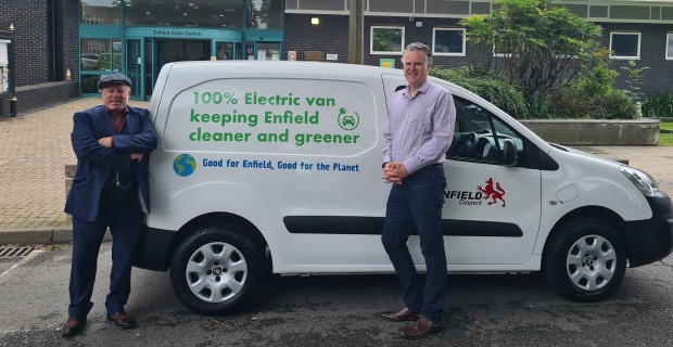 The entire Enfield Council small van fleet is going electric, contributing to the Council’s commitment