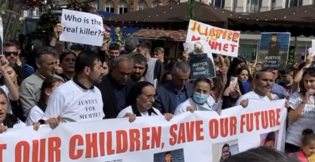Death of Bournemouth boy Mehmet Altun 13,  his family arranged the demonstration in Bournemouth town centre