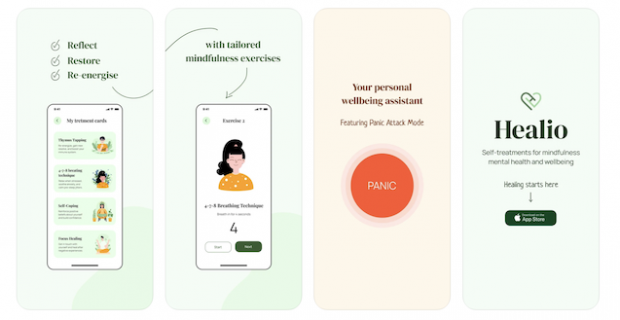 Have you heard about Healio ? Your Self Help Journey Daily Mindfulness Exercises, download now