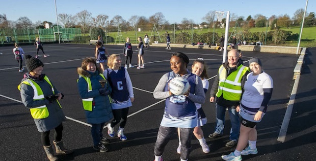 Enfield Council are now available for use by netball and tennis players all year round.