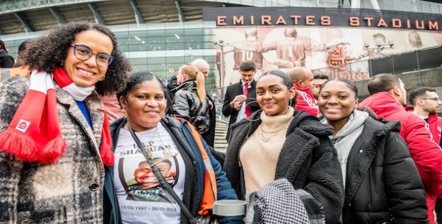 Islington parents who have lost their children to knife crime attended Emirates Stadium