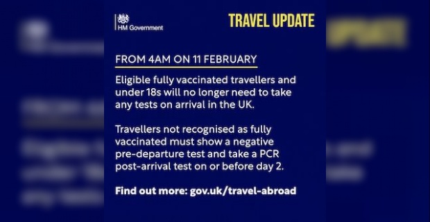 UK open for travel with all restrictions removed for eligible vaccinated arrivals