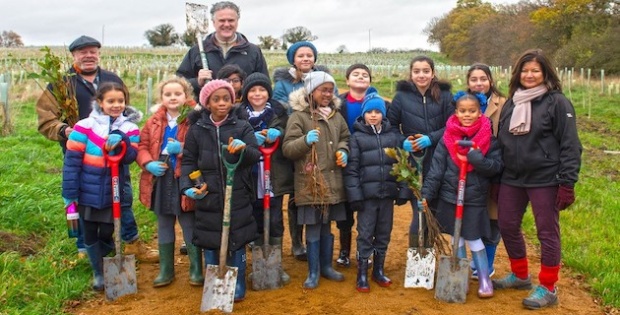 The 100 000th tree has been planted at Enfield Chase