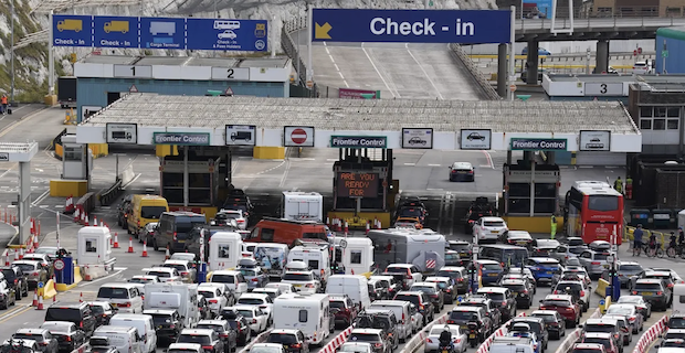 Dover, huge queues built at airports and protesters crippled motorways across the country