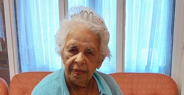 Etelvina celebrates her 100th birthday in Enfield
