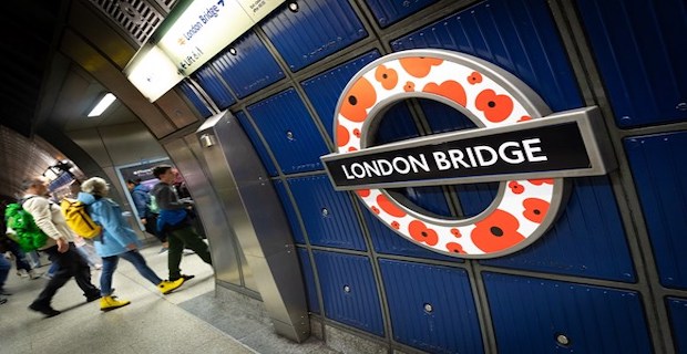 Donations for the Royal British Legion’s Poppy Appeal can now be made in TfL stations