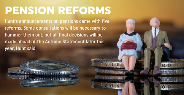 Hunt says changes will unlock £75bn of investment, New Pension Reforms ADPL explained