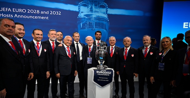 UK and Ireland will host UEFA EURO 2028 and Italy and Turkey ​will host UEFA EURO 2032