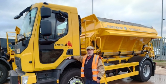 Enfield Council is prepared for the cold winter weather with its gritting vehicles